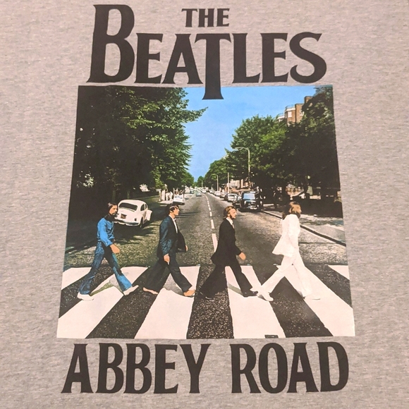 The Beatles Other - The Beatles Abbey Road album art graphic shirt